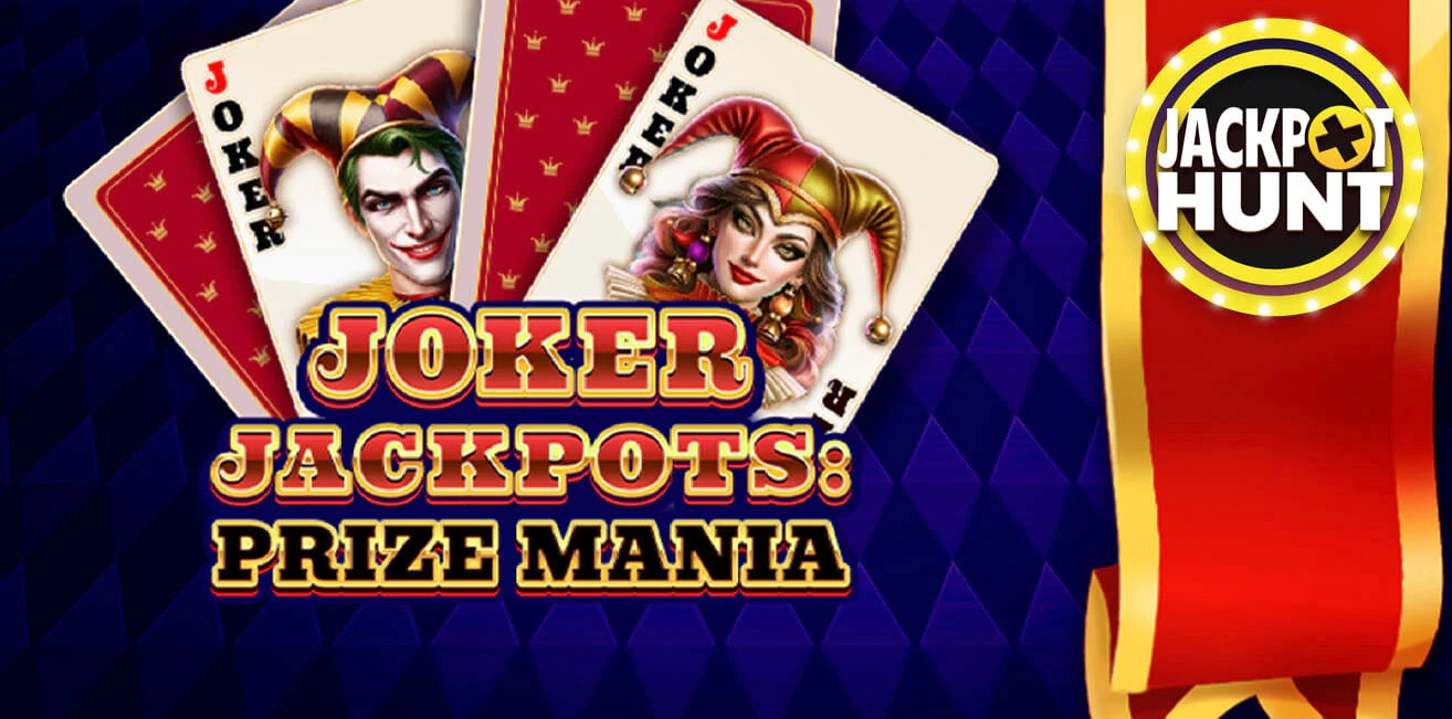 Bannière du jeu Joker Jackpots: Prize Mania avec deux jokers